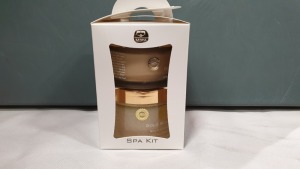 3 X BRAND NEW KEDMA SPA KIT CONTAINING 200G GOLD BODY BUTTER WITH DEAD SEA MINERALS AND SHEA BUTTER AND 500G GOLD BODY SCRUB WITH DEAD SEA MINERALS AND NATURAL OILS TRRP £720.00