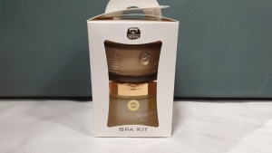 3 X BRAND NEW KEDMA SPA KIT CONTAINING 200G GOLD BODY BUTTER WITH DEAD SEA MINERALS AND SHEA BUTTER AND 500G GOLD BODY SCRUB WITH DEAD SEA MINERALS AND NATURAL OILS TRRP £720.00