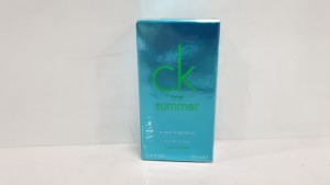 5 X CK ONE SUMMER A NEW FRAGRANCE 100ML EAU DE TOILETTE