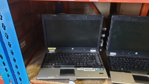 6 X HP ELITEBOOK LAPTOPS WINDOWS 7 (NO HARDRIVE) -NO CHARGER