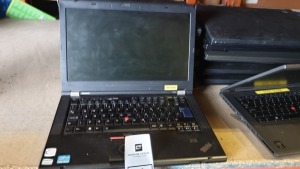 7 X LENOVO THINKPAD LAPTOPS NO HARDIVE AND NO CHARGER