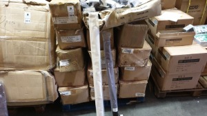 APPROX 200 + FULL PALLET OF SANDOWN&BOURNE BLINDS IN VARIOUS STYLES AND SIZES IE 3FT ROMAN BLINDS, 4FT ROMAN BLINDS ETC - ON ONE PALLET