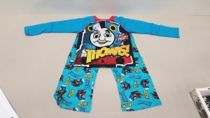 60 X BRAND NEW BAGGED CHILDRENS THOMAS THE TANK ENGINE PYJAMAS (AGE 3/4) - IN ONE BOX