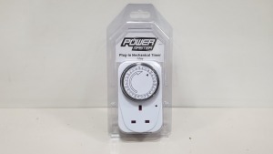 18 X BRAND NEW POWERMASTER PLUG-IN MECHANICAL TIMER - IN ONE BOX