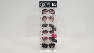 240 X BRAND NEW FOSTER GRANTS FASHION SUNGASSES IN VARIOUS STYLES (TOTAL RRP £1,200.00) - IN ONE BOX