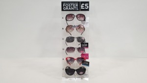 240 X BRAND NEW FOSTER GRANTS FASHION SUNGASSES IN VARIOUS STYLES (TOTAL RRP £1,200.00) - IN ONE BOX