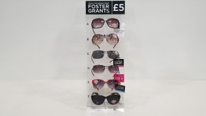 240 X BRAND NEW FOSTER GRANTS FASHION SUNGASSES IN VARIOUS STYLES (TOTAL RRP £1,200.00) - IN ONE BOX