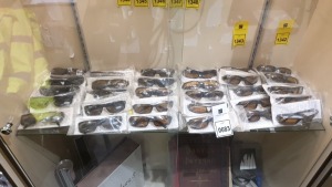 30 X BRAND NEW PACKAGED POLICE SUNGLASSES IN VARIOUS STYLES