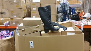 FULL PALLET OF BOOTS & SHOES (JDW ONLINE RETURNS) - PALLET BOX IS INCLUDED