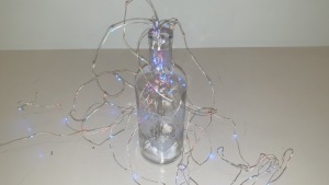 1,200 GLASS LOVE VASE/BOTTLES ON A DOUBLE STACKED PALLET