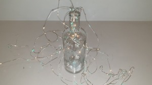1,200 GLASS LOVE VASE/BOTTLES ON A DOUBLE STACKED PALLET