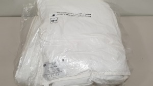 2 X BRAND NEW BAGGED NIMBUS EMPORIUM LUXURIOUS SUPER KING 4.5 TOG DUVETS - 198 X 183 CM (SUPERIOR NEW WHITE HUNGARIAN GOOSE DOWN)