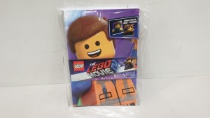 144 X BRAND NEW LEGO MOVIE NOTEBOOK SET - IN 3 BOXES