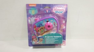 192 X BRAND NEW NICKELODEON SHIMMER AND SHINE PROJECTOR CAMERA - IN 4 BOXES