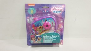 144 X BRAND NEW NICKELONDEON SHIMMER AND SHINE PROJECTOR CAMERA - IN 3 BOXES