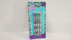 196 X BRAND NEW LITTLEST PET SHOP POP UP PENCILS 4 PACK - IN 7 BOXES