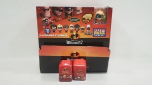 264 X BRAND NEW INCREDIBLES GRAVITY FEED PUZZLE PALS - IN 11 BOXES