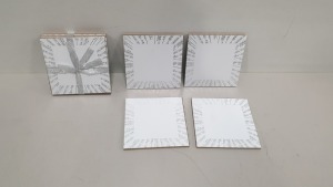 480 X 4 PACK XMAS COASTER - MDF WITH PAPER TOP CONTAINED IN 20 BOXES