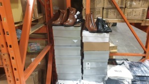 14 X WOMENS SHOES IN VARIOUS STYLES/SIZES TO INCLUDE - DORETHY PERKINS RRP-£25.00, WALLIS KNEE HIGH LEATHER BOOT, MNG SANDALIA RRP-£19.99 ETC