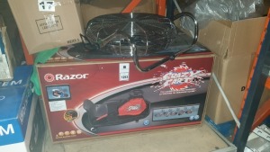 RAZOR ULTIMATE DRIFTING MACHINE, STAINLESS STEEL FAN & RADIATOR