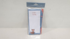 576 X WOODLAND LIST PAD WITH PEN - CON TAINED IN 6 BOXES