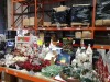 APPROX 150+ PIECE ASSORTED BRAND NEW PREMIER CHRISTMAS LOT CONTAINING LED 45CM ROSE FLOWER TREE, STANDING SANTA, ANIMATED VILLAGE SCENE, 76.7M 960 LED SUPABRIGHTS, LARGE SNOW CASTLE, WOODEN LIT CHURCH, HANGING DECORATIONS, SCENTSICLES, CARD HOLDERS, VARIO