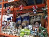 APPROX 2OO + PIECE ASSORTED BRAND NEW PREMIER CHRISTMAS LOT CONTAINING HANGING SANTA/SNOWMEN, 200 WHITE MICROBRIGHT MULTI ACTION LIGHTS, LED ANIMATED VILLAGE SCENE,CHRISTMAS TOPPED PENCILS, 40CM STANDING REINDEER, SHATTERPROOF TREE DECORATIONS, STANDING N