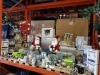 APPROX 150+ PIECE ASSORTED BRAND NEW PREMIER CHRISTMAS LOT CONTAINING 65CM SANTA WITH ACCORDION, 30CM LIT WOODEN HOUSE, VILLAGE SCENES, 21CM LIT SNOWMAN WITH TREE SCENE, MERRY CHRISTMAS SIGNS, LARGE WELCOME TO THE NORTH POLE SIGN, SNOWGLOBES, 19CM LIT TRE