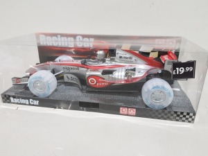 36 X BRAND NEW TRY ME RACING CARS WITH WORKING SOUND AND LIGHT IN RETAIL PACKAGING WITH RRP £19.99 CONTAINED IN 3 BOXES