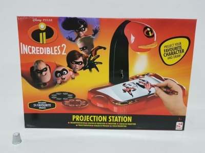 48 X BRAND NEW DISNEY INCREDIBLES 2 PROJECTION STATION PROJECT YOUR FAVOURITE CHARACTER AND DRAW IN 8 BOXES