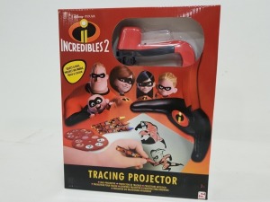 48 X BRAND NEW DISNEY INCREDIBLES 2 TRACING PROJECTOR IN 4 BOXES