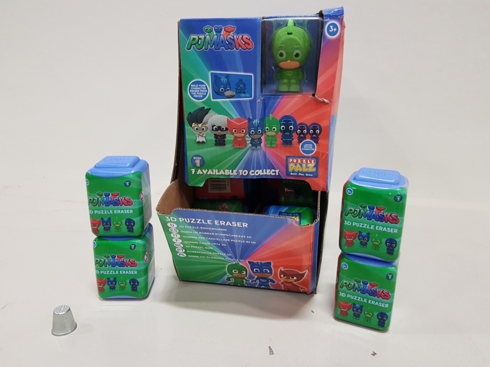 192 X BRAND NEW PJ MASKS GRAVITY FEED PUZZLE PALS PARAPALS INCLUDING ...