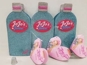 216 X BRAND NEW JOJO SIWA FLAT ZIP PURSE CONTAINED IN 3 BOXES