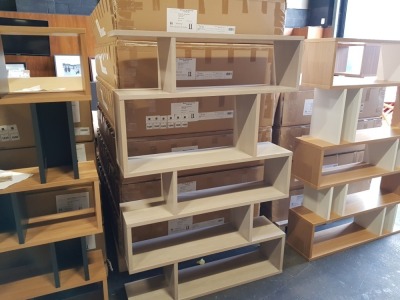 1 X BRAND NEW (TERENCE CONRAN) BALANCE TALL SHELVING - IN LIMED OAK