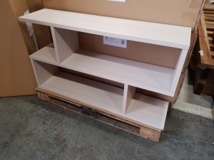 1 X BRAND NEW (TERENCE CONRAN) BALANCE LOW SHELVING IN LIMED OAK