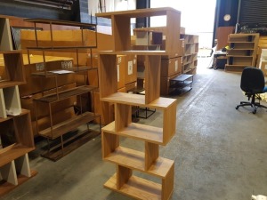 1 X BRAND NEW (TERENCE CONRAN) BALANCE ALCOVE SHELVING IN NEW OAK