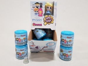 161 X BRAND NEW DISNEY FROZEN OLAFS ADVENTURES SUPER SQUISHY FASH'EMS IN 7 BOXES