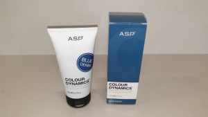 96 X ASP COLOUR DYNAMICS SEMI PERMANENT HAIR COLOUR - BLUE DENIM - 150 ML (PROD CODE ASP-CD-BD) - RRP £15.00 EACH TOTAL £1440 - IN 8 CARTONS