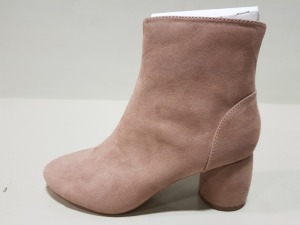 8 X DOROTHY PERKINS PINK ADDIE SHELVED ANKLE BOOTS IN VARIOUS DIFFERENT SIZES RRP £35.00
