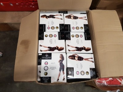 100 X BRAND NEW PEACHY PINK ANTI CELLULITE SHAPEWEAR HIGH WAISTED PANTS - IN ONE BOX