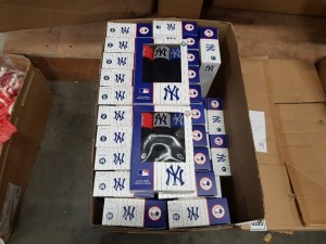 49 X BRAND NEW BOXED 3 PACK NEW YORK YANKEES BOXERS (SIZES S/M/L) - IN ONE BOX