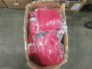 40 X BRAND NEW BAGGED PRETTY POLLY RED DRESSES (VARIOUS SIZES IE 10,12,14, ETC) - IN ONE BOX