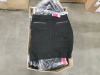 40 X BRAND NEW BAGGED PRETTY POLLY BLACK SKIRTS (VARIOUS SIZES IE 10,12 ETC) - IN ONE BOX