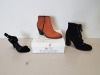 15 PIECE ASSORTED BRAND NEW TOPSHOP WOMENS SHOE LOT IN VARIOUS SIZES CONTAINING BLACK HEELED BOOTS, BLACKS HEELS, BROWN HEELED BOOTS ETC APPROX RRP £1,014.00