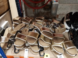 16 X BRAND NEW DUNNES GOLD SLIDERS IN VARIOUS SIZES RRP £225.00