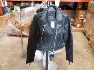 30 X BRAND NEW VERA MODA LEATHER JACKET SIZE SMALL