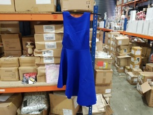 17 X BRAND NEW TOPSHOP BLUE RIBBONED DRESS RRP £1003.00