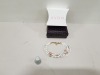 224 X BRAND NEW AVON YARA CHARM BRACELET- WHITE