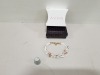 224 X BRAND NEW AVON YARA CHARM BRACELET- WHITE