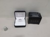 32 X BRAND NEW AVON JADA FLORAL DIAMONDESQUE RING SIZE 10 COMES IN GIFT BOX ALL INDIVIDUALLY BOXED CONTAINED IN 1 BOX